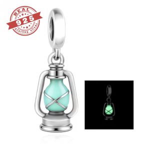 Glow Lantern Pendant Charm - S925
