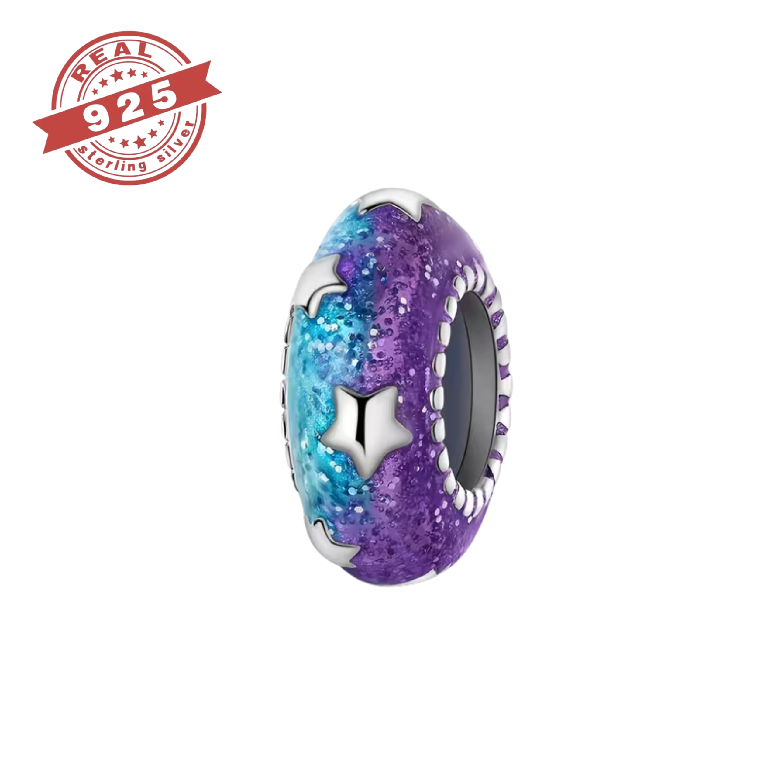 Galaxy Dreams Murano Charm - S925