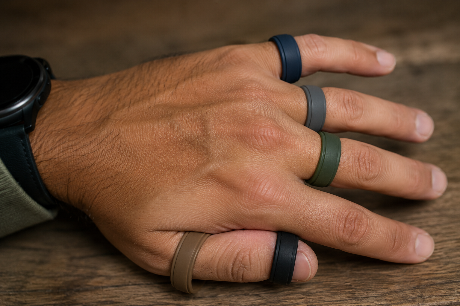 Mystery Silicone Ring Set – Pack of 5 - Image 3